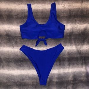 🦋NEW! Zaful Blue two piece bikini